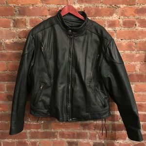 US 1 Fashions by Rose Leather Riding Moto Jacket